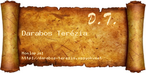 Darabos Terézia névjegykártya