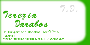 terezia darabos business card